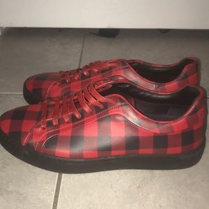 Christian Dior Homme Plaid Shoe